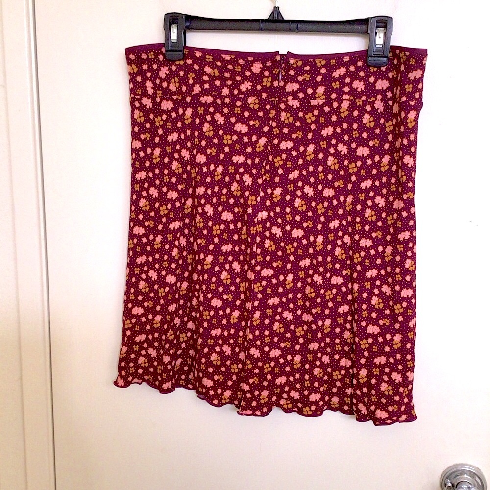 Free People IRL Floral Skirt NWOT - Picture 7 of 8